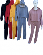 Conjunto Buzo de Mujer Delgado Colores Surtidos x 20 Unds. Tallas: M / L- XL / 2XL