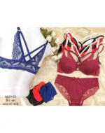 Conjunto de Lencería Copa B Colores Surtidos x 12 Unds. Talla: 36 a 42