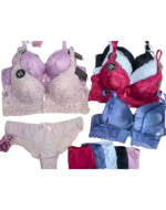 Conjunto de Lencería Copa C Colores Surtidos x 12 Unds. Talla: 42 a 48