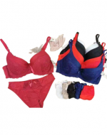 Conjunto de Lencería Copa D Colores Surtidos x 12 Unds. Talla: 42 a 48
