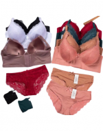 Conjunto Sostén Copa D Colores Surtidos x 12 Unds. Talla: 42 al 48