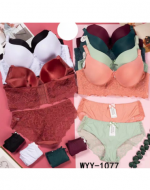 Conjunto Sostén Copa D Colores Surtidos x 12 Unds. Talla: 42 al 48