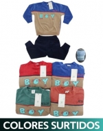 Conjunto de Buzo para niño x 12 Unds Tallas : 2 a la 6
