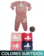 Conjunto de Buzo para Niña x 12 Unds Tallas : 2 a la 6