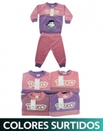 Conjunto de Buzo para Niña x 12 Unds Tallas : 0 a la 3