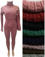 Conjunto Chenille para Damas Colores Surtidos x 6 Unds. Tallas: S-M / L - XL