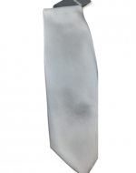 Corbata de Hombre Color Blanco x 12 Unds. Medida:1.50 x 7 cm aprox.