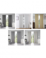 Cortina Black Out Decorativa x 4 Unds. Medidas: 140 × 230 cm aprox.