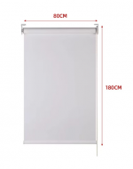 Cortina Roller Black Out x 6 Unds. Medidas: 80 × 180 cm aprox.