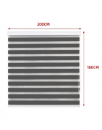 Cortina Roller Black Out x 6 Unds. Medidas: 200 × 180 cm aprox.