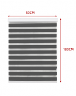 Cortina Roller Black Out x 6 Unds. Medidas: 80 × 180 cm aprox.