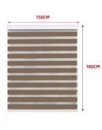 Cortina Roller Black Out x 6 Unds. Medidas: 150 × 180 cm aprox.