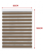 Cortina Roller Black Out x 6 Unds. Medidas: 80 × 180 cm aprox.