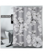 Cortina de Baño Plastica Modelos Surtidos x 4 Unds. Medida: 180 x 180 cm aprox.
