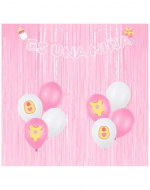 4 Set de Cortina Revelación de Sexo (1 Set Trae: 17 PCS)