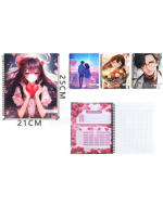 Cuaderno de Matemática Kawaii 100 Hojas x 8 Unds. Medida: 7 mm