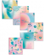 Cuaderno Universitario Aura 100 Hojas x 6 Unds. Medida: 7 mm