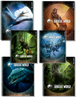 Cuaderno Universitario Tapa Dura Jurassic World 100 Hojas Rhein x 10 Unds. Medida: 7 mm