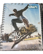 Cuaderno Universitario Tapa Dura Deportes 100 Hojas Colon x 10 Unds. Medida: 7 mm