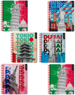 Cuaderno Universitario Travel Soft 100 Hojas x 10 Unds. Medida: 7 mm