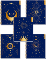 Cuaderno Universitario Astrology 100 Hojas x 6 Unds. Medida: 7 mm