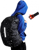 Funda Impermeable para Mochilas Colores Surtidos x 12 Unds. Medida: 40 Litros