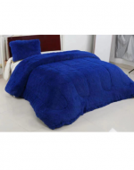 Cubrecama Peludito 2.5 Plazas + 2 Funda x 3 Unds.