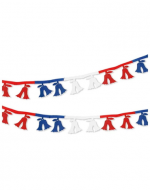 Guirnalda de Papel Fiestas Patrias x 12 Unds. Medida: 2 metros aprox.