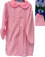 Delantal Escolar para Niñas Colores Surtidos x 6 Unds. Tallas :2 - 4 - 8