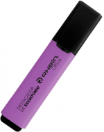 Destacador Punta Biselada Color Morado x 10 Unds.