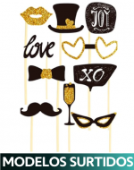 6 Set Accesorio para Selfie Love (Cada Set Trae 10 Pcs)