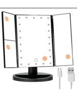 Espejo Plegable con Luz 22 LED x 1 Unds.