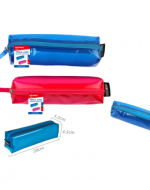 Estuche Escolar Colores Surtidos x 12 Unds. Medidas: 20 x 4.5 x 5.5 cm aprox