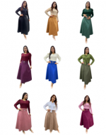 Falda Larga de Gamuza x 3 Unds.Talla: Estándar
