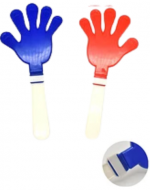Mano Aplausos Fiestas Patrias x 6 Unds. Medida: 28.5*13 cm aprox.