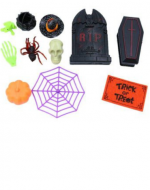 12 Set de Figuras mixtas Tumba para Halloween (1 Set Trae: 11 PCS)