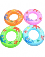 Flotador Inflable Colores Surtidos x 6 Unds. Medida: 90 cm aprox.