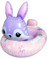 Flotador Inflable Conejo con Asiento x 6 Unds. Medida: 65 cm aprox.