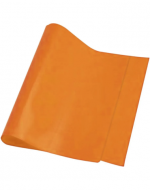 Forro Cuaderno College Color Naranjo Plastico x 10 Unds. .