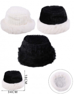 Gorro Ruso Peludo con Diseño Colores Surtidos x 12 Unds. Medida: 34 x 18 cm aprox.
