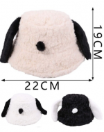 Gorro de Mujer Peludo con Orejas Colores Surtidos x 12 Unds. Medida: 19 x 22 cm aprox.