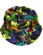 Gorro Pescador Infantil Diseño Dino Gris x 6 Unds.