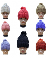 Gorro de Lana Colores Surtidos x 12 Unds.