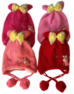 Gorro de Niñas Interior Chiporro Colores Surtidos x 12 Unds.