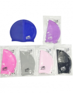Gorro Silicona de Natación Colores Surtidos x 12 Unds.
