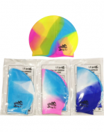 Gorro Silicona de Natación Colores Surtidos x 12 Unds.