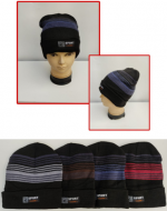 Gorro de Lana Forrado Colores Surtidos x 6 Unds.