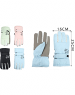 Guantes de Nieve para Mujer Colores Surtidos x 12 Pares. Medida: 16.5 x 25 cm aprox.