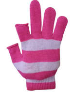 Guantes de Lana sin 2 Dedos Colores Surtidos x 12 Pares.
