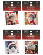 Imán de Resina Navideño Modelos Surtidos x 12 Unds. Medida: 7.5 x 7.5 cm aprox.